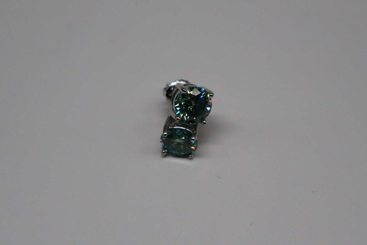 Emerald Green Stud Earrings